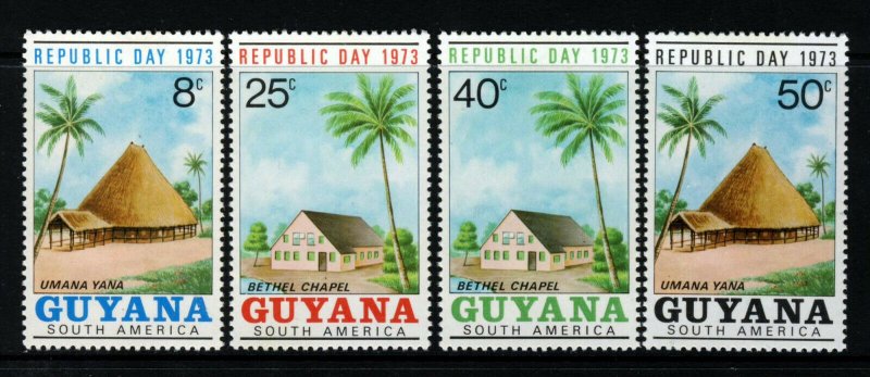 GUYANA 1973 Complete Republic Day Set SG 581 to SG 584 MINT