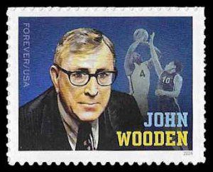 PCBstamps  US #5833 {68c}John Wooden, MNH, (4)