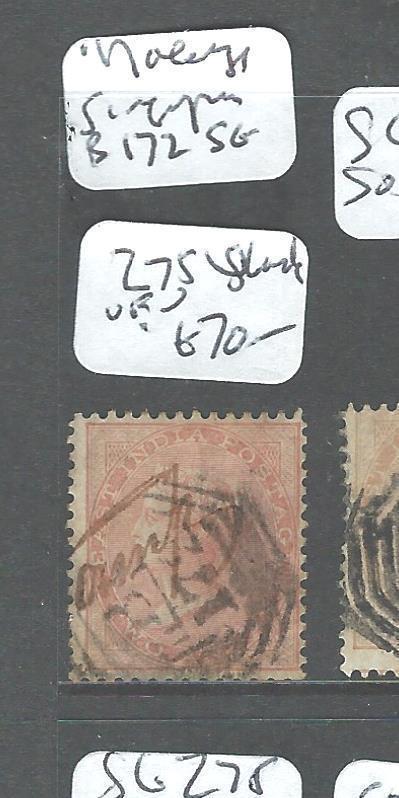 MALAYA SINGAPORE (PP2308B) INDIA USED IN B172 SG Z75 ORANGE SHADE VFU