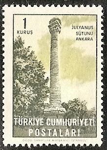 TURKEY 1568 MNH 1963 1K Pictorial Definitive