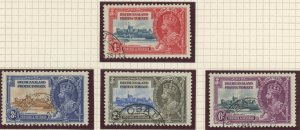 Bechuanaland Protectorate 117-20 used 1935 Silver Jubilee George V (2211 120)