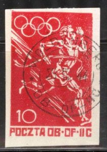 Poland Germany WWII 1944 POW Camp Woldenberg OB - OF - II C Olympics Used