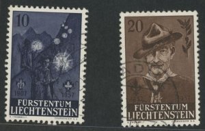 Liechtenstein #315-6  Single (Complete Set)