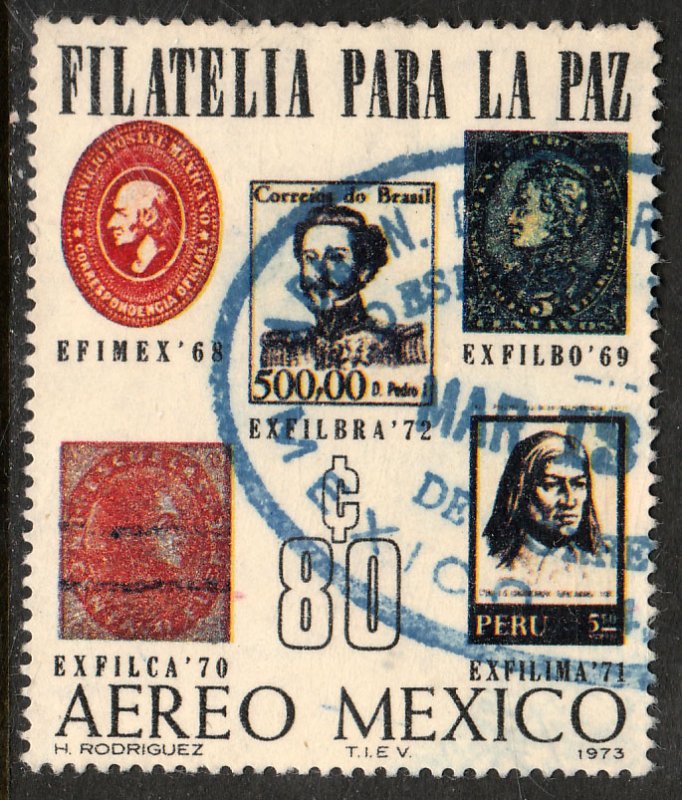 MEXICO C414, Exfilbra72 Interamerican Philat Exhib Used. VF. (266)