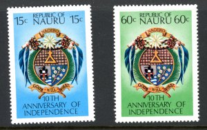 Nauru 159-160 MNH 1978