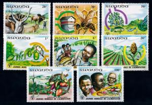 [66536] Rwanda 1982 Flora Plants Fruits Fish Bees  MNH