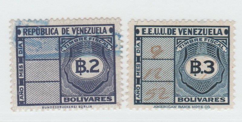 Venezuela Cinderella Revenue Fiscal stamp 9-25-21- 