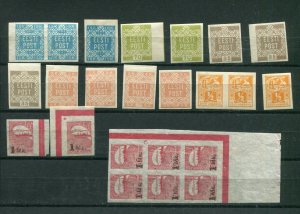 ESTONIA 1918-1940 VERY INTERESTING UNSEARCHED MNH LOT