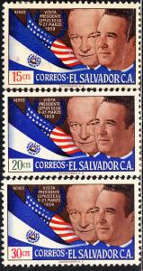 El Salvador #C184-C186 Used  Set