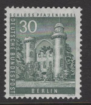 BERLIN 9N130  MINT HINGED   PFAUENINSEL CASTLE