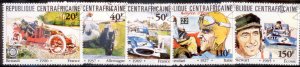 Central African Republic 1981 SC# 470-4 Cars CTO E179