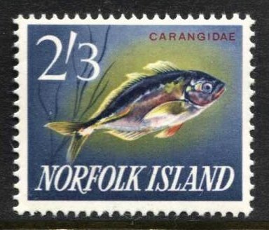 STAMP STATION PERTH Norfolk Island #60 Fish MNH -CV$3.00