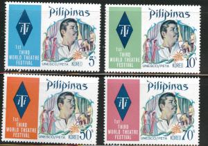 Philippines Scott 1191-1194 MH* 1973  stamp set