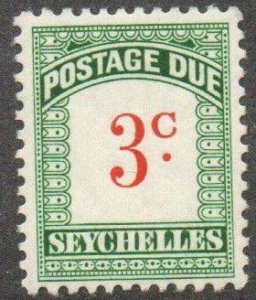 Seychelles Sc #J2 Mint Hinged