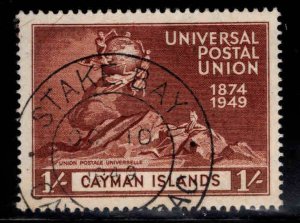 Cayman Islands Scott 121 Used 1949 UPU stamp nice cancel