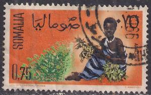 Somalia 1965 0.75 Independant Orange used stamp   ( E1298 )