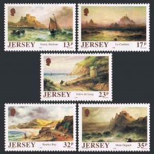 Jersey 527-531, MNH. Michel 496-500. Paintings by Sarah Louisa Kilpack, 1989.