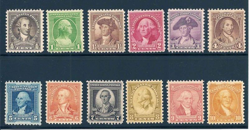 704-715 MNH