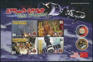 Grenada Gren 2632-2633, MNH. Apollo-Soyuz, Space Shuttle Discovery, 2006.