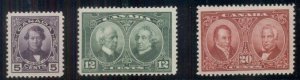 CANADA #146-8 Complete set, og, NH, VF, Scott $75.25