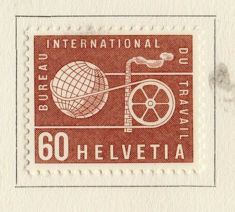 Switzerland Helvetia 1956 Early Issue Fine Mint Hinged 60c. NW-170845 