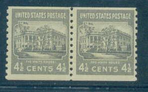  844 Just Clears MNH Pair Q3037