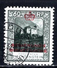 Liechtenstein #O7  Used    VF   CV $50.00 ....   3510416