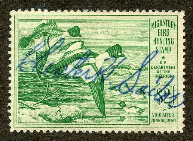 U.S. Scott RW16 1949 Used Hunting Permit Stamp