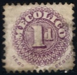 Circa 1910 Great Britain 1 Pence Mecolico Music Copyright Royalty Used