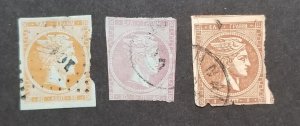 GREECE Vintage Stamp Lot Used Collection T5166