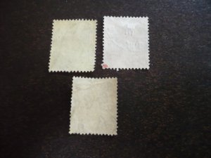 Stamps - Gold Coast - Scott# 69, 70, 84 - Used Partial Set of 3 Stamps