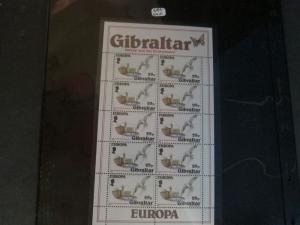 Gibraltar 1986 Sc 484 Bird set MNH