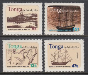 Tonga 489-492 MNH VF