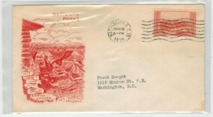 1935 NATIONAL PARKS SERIES JAMES FARLEY IMPERFORATE 757 GRAND CANYON GRIMSLAND