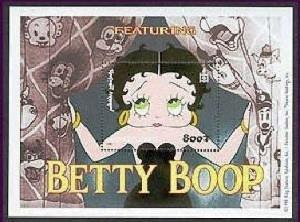 Mongolia 2000 - Betty Boop - Souvenir Stamp Sheet - Scott #2371 - MNH