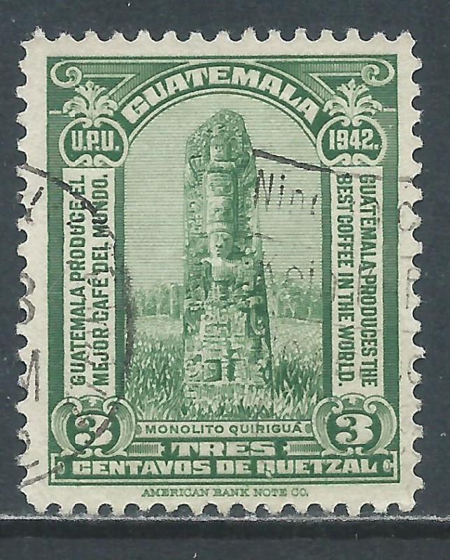 Guatemala, Sc #302, Used