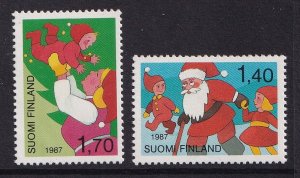 Finland    #763-764   MNH  1987 Christmas