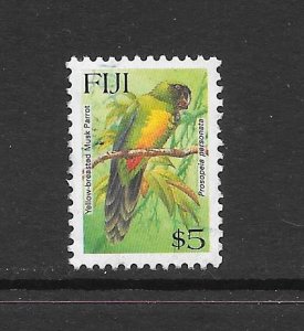 BIRDS - FIJI #739A PARROT MNH (gum disturbance)