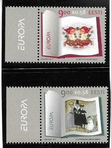 2010  ESTONIA  -  SG: 618 / 619  -  EUROPA  -  CHILDRENS BOOKS -  UNMOUNTED MINT 