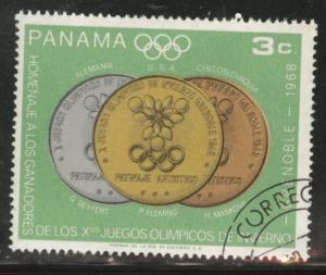 Panama  Scott 487B used CTO Olympic 1968 corner cancel