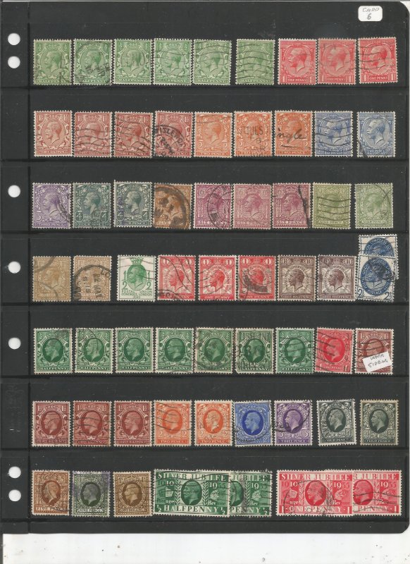 GREAT BRITAIN COLLECTION ON STOCK SHEET, MINT/USED