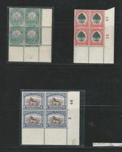 South Africa , Postage Stamp, #6926/6935 (3) Control Blocks Mint NH