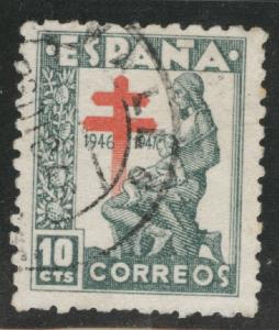 SPAIN Scott RA 22 Used Postal tax stamp