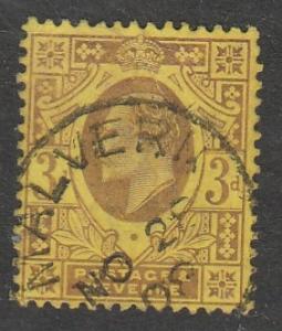 Grande Bretagne  1909  Scott No. 149 (O) ($$) Perf 15/ Violet
