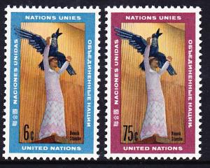 183-84 United Nations 1968 Art at UN MNH