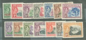 Dominica #97-110 Unused Single (Complete Set)