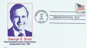 GEORGE H.W.  BUSH VP INAUGURATION 1981 - DC - Elite cachet