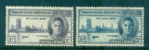 Falkland Is Deps 1946 Victory MLH lot77943