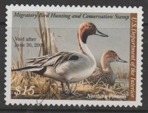 U.S. Scott #RW75 Duck Stamp - Used Single