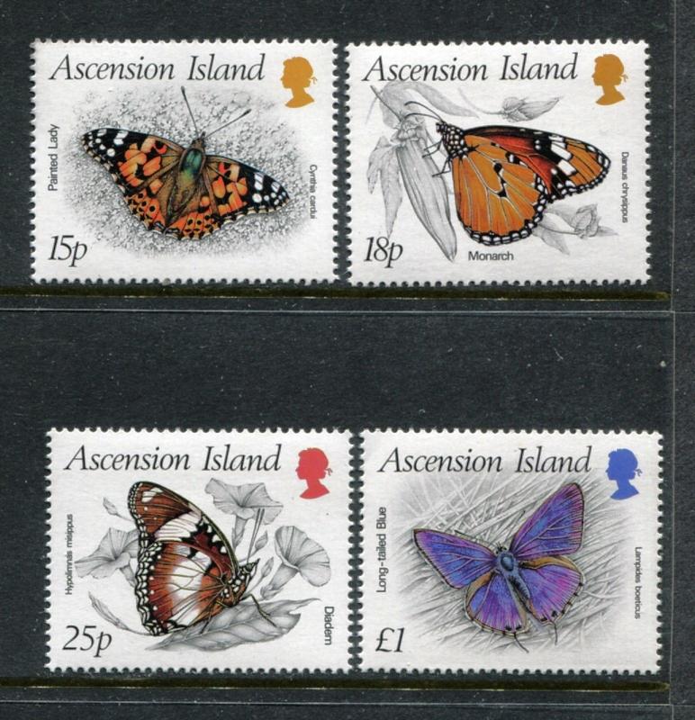 Ascension Island 426-429, MNH, Insects Butterflies 1987. x23807